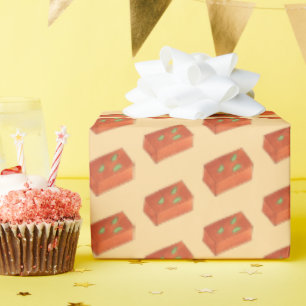 Papel De Presente Mysore Pak, confeitaria indiana de Sweets