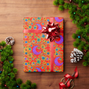 Papel De Presente Mystic Moon Solar Heat