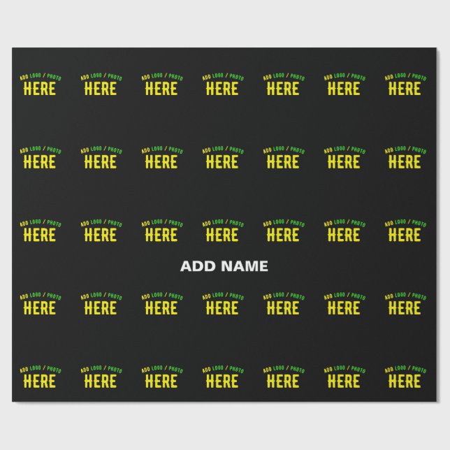 PAPEL DE PRESENTE NA MODA MODERNO PERSONALIZÁVEL NEGRO VERIFICADO CO (Aberto)