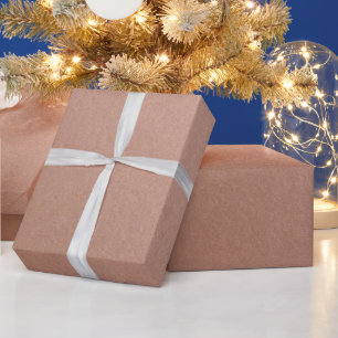 Papel De Presente Na moda Simples Rosa Inspirado Metálico Dourado