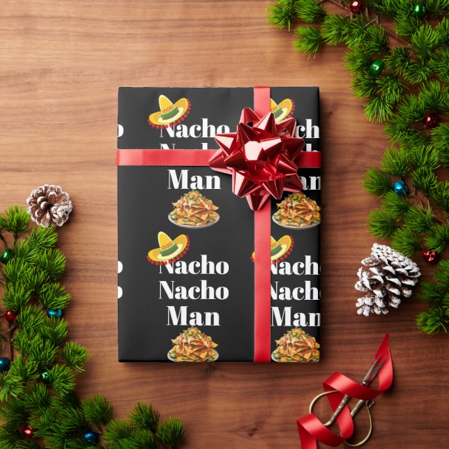 Papel De Presente Nacho Nacho Man Wraping Paper (Presente de Natal)