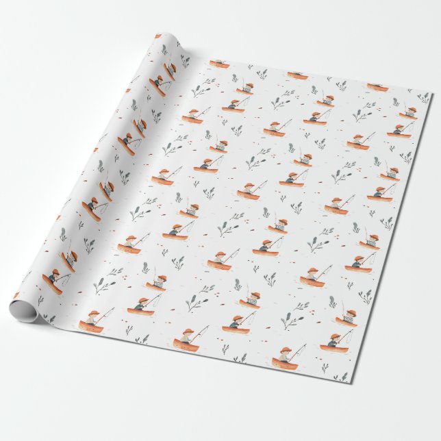 Papel De Presente Nada Torna um Peixe Maior (Desenrolado)