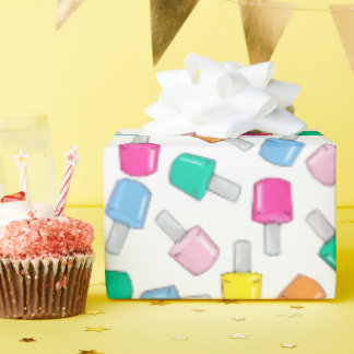 Papel De Presente Nail Spa Party Manicure Beauthday