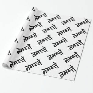 Papel De Presente Namaste (न म स् ते) - Script Devanagar