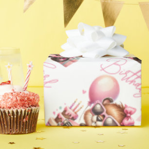 PAPEL DE PRESENTE NAMORADA DE ANIVERSÁRIO CAMADA EM UM CAMINHÃO DE M