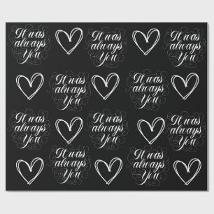 Papel De Presente Namorada Negra Romântica