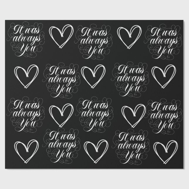 Papel De Presente Namorada Negra Romântica (Aberto)