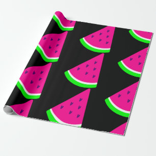 Papel De Presente namorados melancia fruta de verão