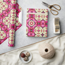 Papel De Presente Namorados vermelho-abstrato padrão 5 de romance