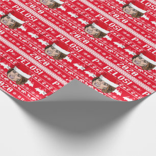 Papel De Presente Nancy Pelosi 2020 - Natal Feio