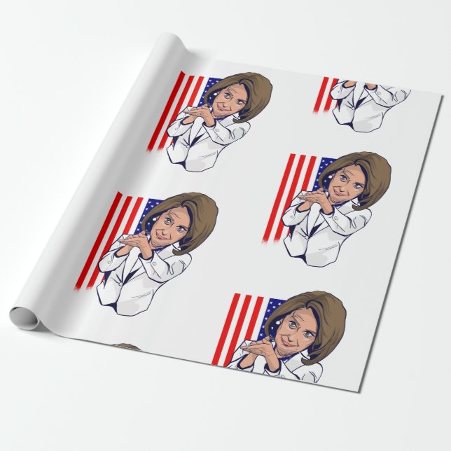 Papel De Presente Nancy Pelosi aplaudir meme (Desenrolado)