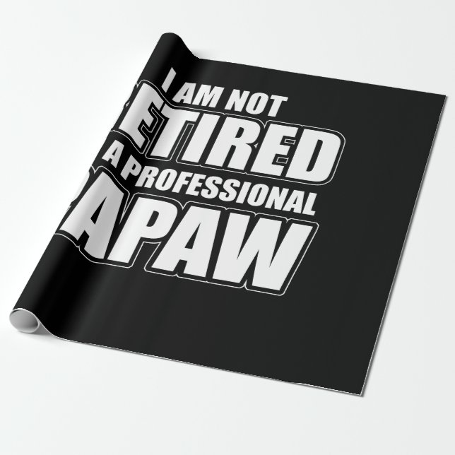 Papel De Presente Não estou aposentado, sou um palácio profissional (Desenrolado)