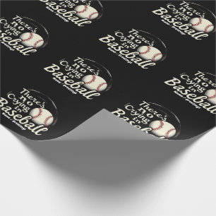 Papel De Presente Não Há Choro no Beisebol Um Dia de Jogo Divertido 