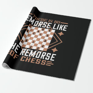 Papel De Presente Não Há Remorso Como O Remorso Do Xadrez