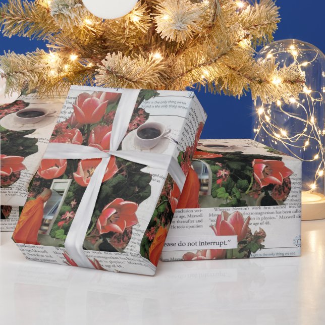 Papel De Presente Não Interrompa O Tempo De Café Da Manhã Do Dinheir (Feriados)