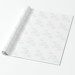 Papel De Presente Não, Je Ne Lamentou Rien - Não, Eu Não Lamento 