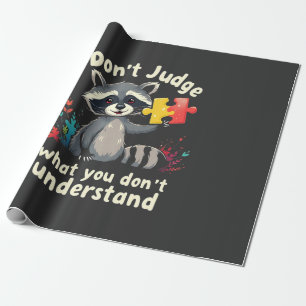 Papel De Presente Não julgue o que não entende de autismo