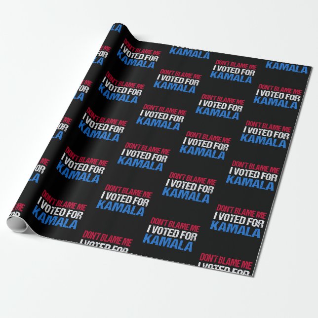 Papel De Presente Não me culpes, votei em Kamala (Desenrolado)