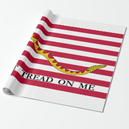 Papel De Presente Não me pise no Naval Jack dos EUA