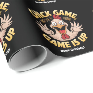Papel De Presente Não Olhe para o Frango O Jogo Divertido