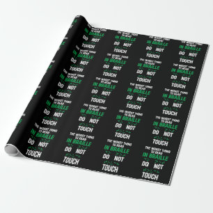Papel De Presente Não Toque Na Pior Coisa Engraçada Para Ler Em Br