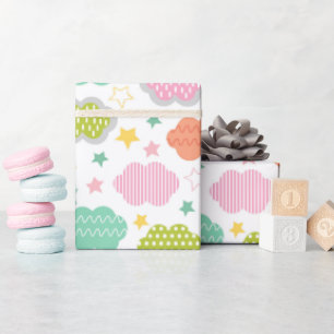 Papel De Presente Nas Nuvens