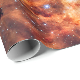 Papel De Presente Nascimento de Estrelas Criação Cósmica