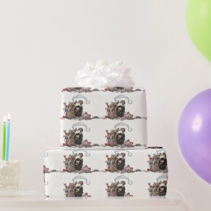 Papel De Presente Natais vintages santa claus