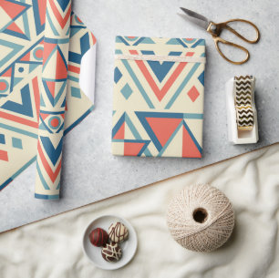 Papel De Presente Natal   ABSTRATO   Padrão   Minimalista