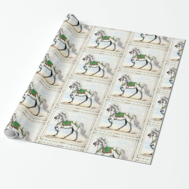 Papel De Presente Natal Alegre Islandês (Desenrolado)