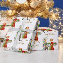 Natal Antigo Casal dos Anos 50 Feliz Natal