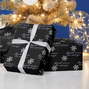 Papel De Presente Natal branco no escritor francês Dainess Flocos d