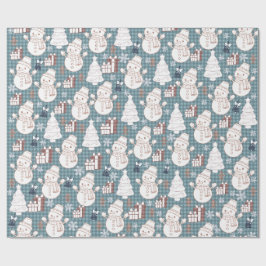 Papel De Presente Natal Caprichoso Aconchegante