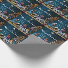 Papel De Presente Natal com citação