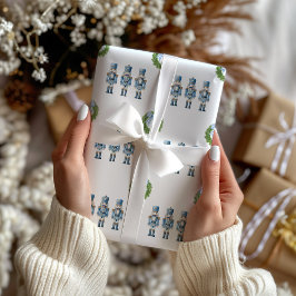 Papel De Presente Natal da Faca Azul