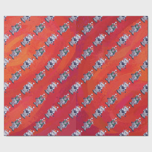 Papel De Presente Natal da vaca