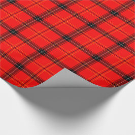 Papel De Presente Natal da xadrez Vermelha e Negra