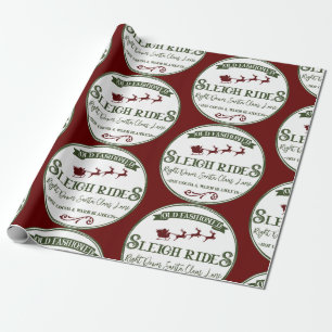 Papel De Presente Natal das Corridas de Leigh 
