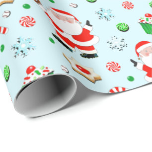 Papel De Presente Natal de beisebol