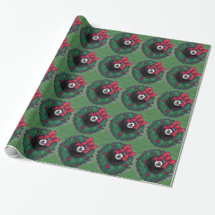 Papel De Presente Natal de Bola 8