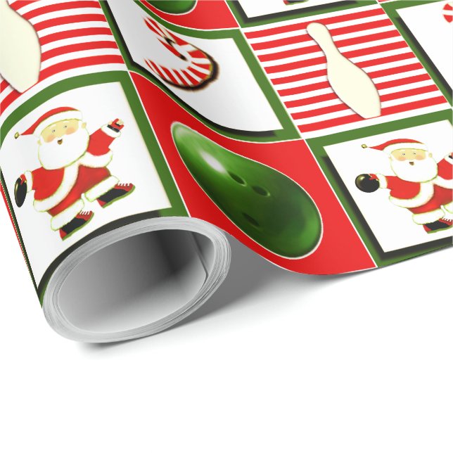 Papel De Presente Natal de Boliche (Ponta do rolo)