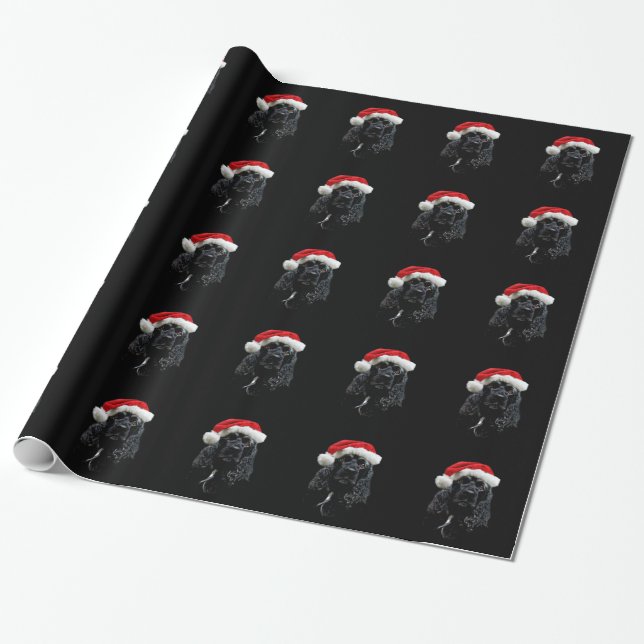 Papel De Presente Natal de cocker spaniel (Desenrolado)