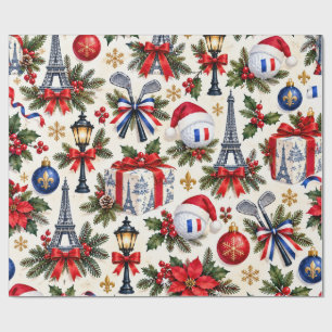 Papel De Presente Natal de Golfe em Paris França