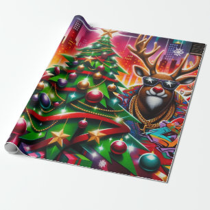 Papel De Presente Natal de grafite