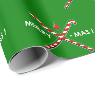 Papel De Presente Natal de Hóquei em Campo
