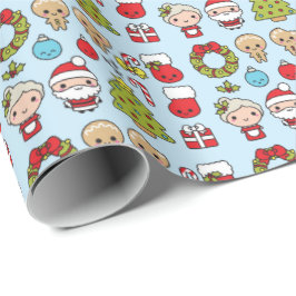 Papel De Presente Natal de Kawaii