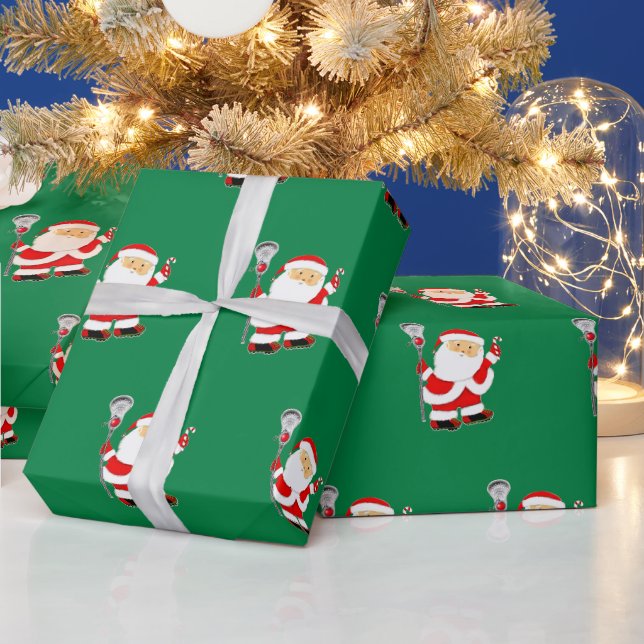 Papel De Presente Natal de Lacrosse (Feriados)