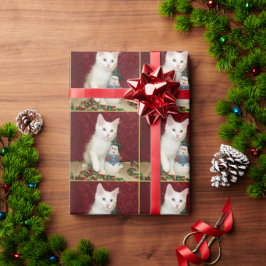 Papel De Presente Natal de Maine Coon de Bianca - Natal de Gato