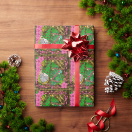 PAPEL DE PRESENTE NATAL DE MERCADORIAS PERSONALIZADO COM ÁRVORE XMAS