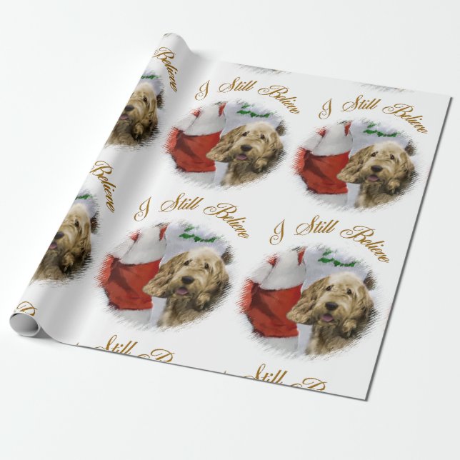 Papel De Presente Natal de Otterhound (Desenrolado)